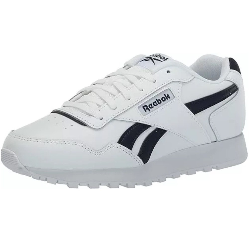 MENS REEBOK CLASSIC GLIDE SNEAKER GALAXY 3 - WHITE & BLACK - SIZE 7 - USED